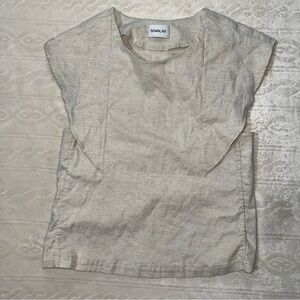 Sam & Lavi Linen Blend Sleeveless Top